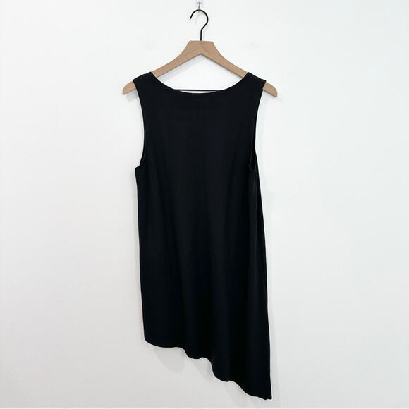 Bryn Walker Asymmetrical Tunic Tank Top Black size Medium - Picture 2 of 6